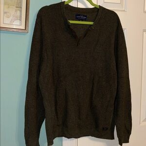 Lucky Brand Olive Green Crewneck Sweater